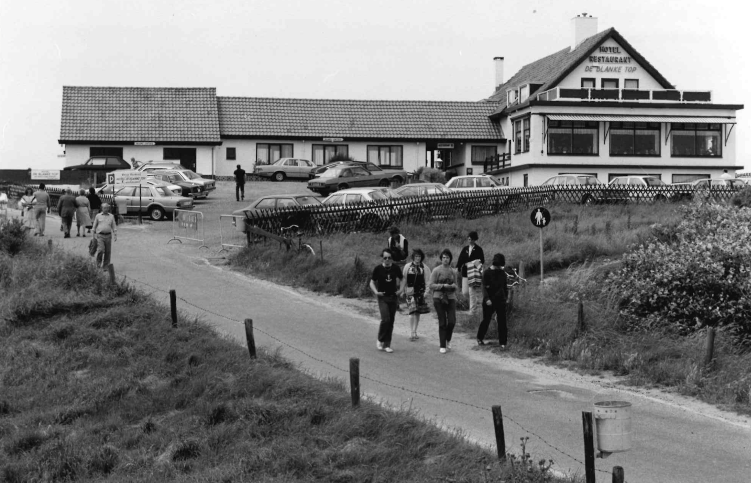 The hotel in earlier years